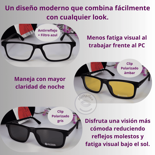 Modelo Vector Clip-On – MO 005
