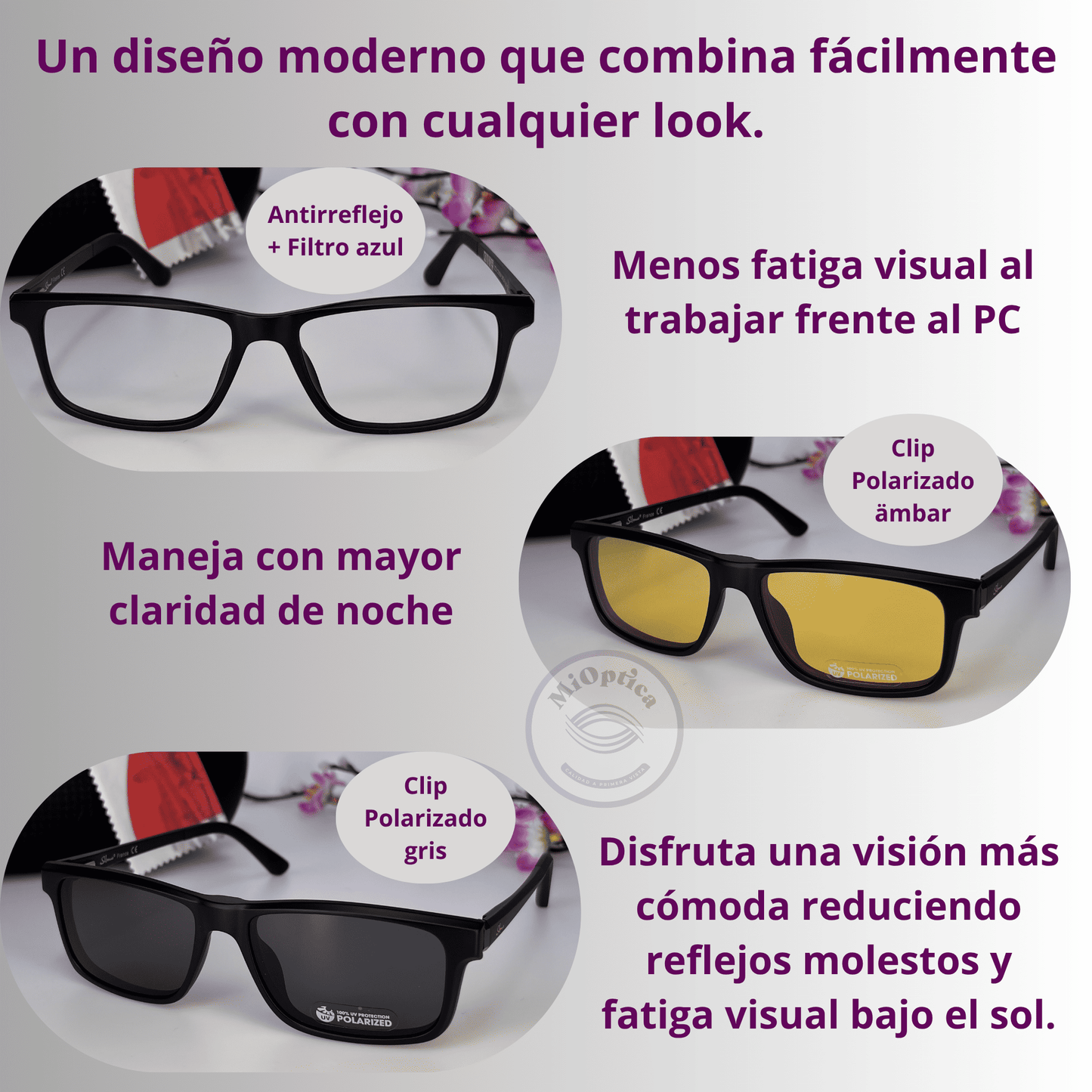 Modelo Vector Clip-On – MO 005